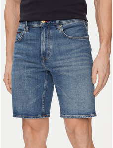 Tommy Hilfiger Szorty jeansowe Brooklyn MW0MW35172 Niebieski Straight Fit