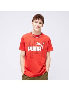 Puma T-Shirt Ss Graphics No. 1 Logo Męskie Ubrania Koszulki 677183 11 Czerwony