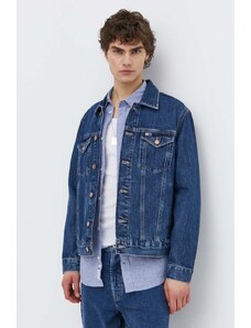 Tommy Jeans kurtka jeansowa męska kolor granatowy przejściowa DM0DM18782