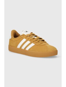 adidas sneakersy zamszowe VL COURT 3.0 kolor żółty ID9183