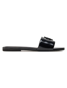 Klapki Calvin Klein Jeans Flat Sandal Slide Mg Met YW0YW01348 Black BEH