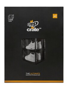 Crep Protect Zestaw dwóch pudełek na buty The Ultimate Sneaker Storage Box CP009 Czarny