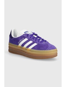 adidas Originals sneakersy zamszowe Gazelle Bold W kolor fioletowy IE0419