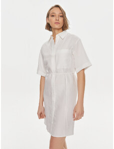 Calvin Klein Sukienka koszulowa K20K206697 Biały Relaxed Fit