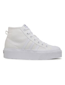 Sneakersy adidas Nizza Platform Mid W FY2782 Biały
