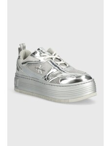 Calvin Klein Jeans sneakersy BOLD PLATF LOW MIX ML MR kolor srebrny YW0YW01510