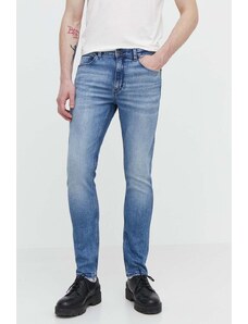 HUGO jeansy męskie kolor niebieski 50511410