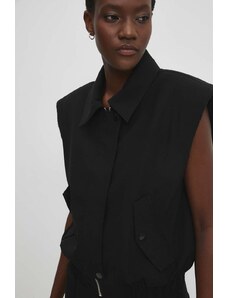 Answear Lab kurtka damski kolor czarny przejściowy