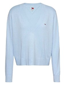 TOMMY JEANS Sweter w kolorze błękitnym