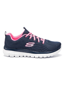 Sneakersy Skechers Get Connected 12615/NVHP Granatowy