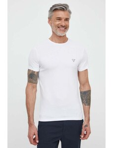 Guess t-shirt 2-pack CALEB męski kolor biały z nadrukiem U97G02 KCD31