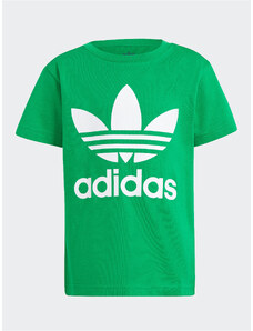 adidas T-Shirt adicolor Trefoil IR6884 Zielony Regular Fit