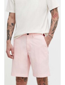Superdry szorty męskie kolor różowy