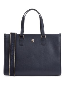 Torebka Tommy Hilfiger Th Monotype Tote AW0AW15978 Space Blue DW6