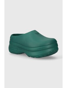 adidas Originals klapki Adifom Stan Mule W damskie kolor zielony na platformie IE0481
