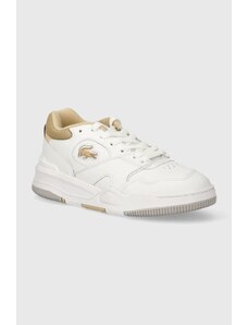 Lacoste sneakersy skórzane Lineshot Contrasted Collar Leather kolor biały 47SFA0057