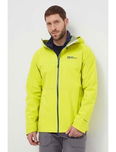 Jack Wolfskin kurtka outdoorowa Highest Peak 3L kolor żółty 1115134