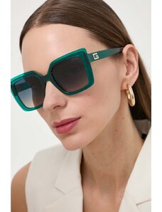 Guess okulary przeciwsłoneczne damskie kolor zielony GU7908_5296P