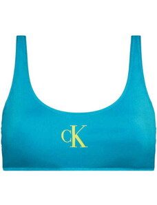 Biustonosz kąpielowy damski Calvin Klein KW0KW01971 niebieski (XS)