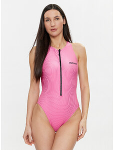 Calvin Klein Swimwear Strój kąpielowy KW0KW02407 Różowy