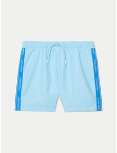 Calvin Klein Swimwear Szorty kąpielowe KV0KV00042 Błękitny Regular Fit