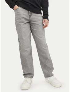 Jack&Jones Junior Jeansy Chris 12251577 Szary Relaxed Fit