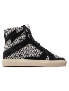 Sneakersy Zadig&Voltaire High Flash Mo SWSN00057 Noir