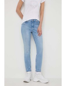 BOSS jeansy damskie kolor niebieski 50509294