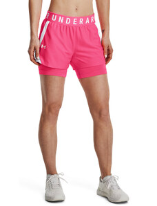Szorty damskie Under Armour Play Up 2-In-1 Shorts Pink