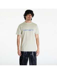 Koszulka męska Carhartt WIP Short Sleeve Script T-Shirt UNISEX Beryl/ Sorrent