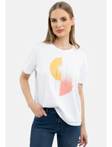 Volcano T-shirt z nadrukiem, Comfort Fit, T-LASH