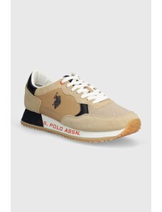 U.S. Polo Assn. sneakersy CLEEF kolor beżowy CLEEF006M 4TS1