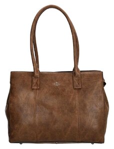 Charm Shopper bag "Dow Gate" w kolorze brązowym - 40 x 31 x 14 cm