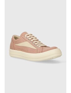 Rick Owens tenisówki Denim Shoes Vintage Sneaks damskie kolor różowy DS01D1803.SCFLVS.1311