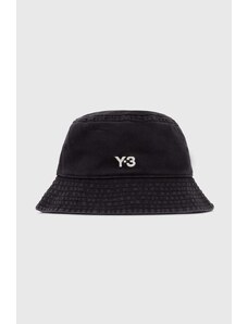 Y-3 kapelusz bawełniany Bucket Hat kolor czarny bawełniany IX7000