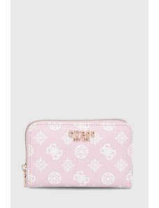 Guess portfel LAUREL damski kolor różowy SWPG85 00400