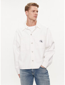 Calvin Klein Jeans Koszula jeansowa J30J324869 Biały Relaxed Fit