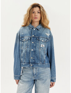 Calvin Klein Jeans Kurtka jeansowa J20J222787 Niebieski Boxy Fit