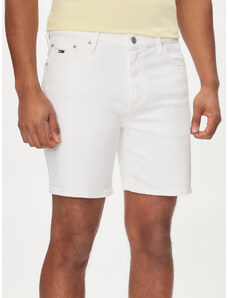 Tommy Jeans Szorty jeansowe DM0DM18790 Biały Relaxed Fit