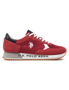 U.S. Polo Assn. Sneakersy CleeF006 CLEEF006/4TS1 Czerwony
