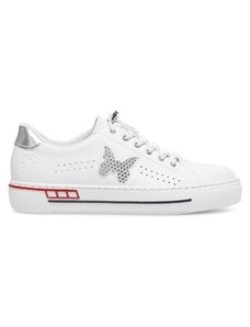 Rieker Sneakersy L8857-80 Biały