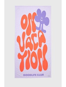 On Vacation ręcznik Goodlife Club kolor fioletowy OVC A14