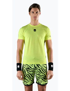 Koszulka tenisowa męska HYDROGEN Basic Tech Tee fluorescent yellow