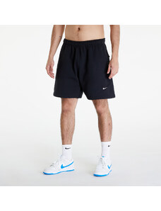 Szorty męskie Nike Solo Swoosh Men's Brushed-Back Fleece Shorts Black/ White