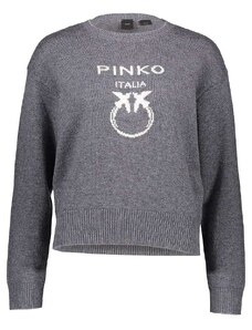 Pinko Wełniany sweter w kolorze szarym
