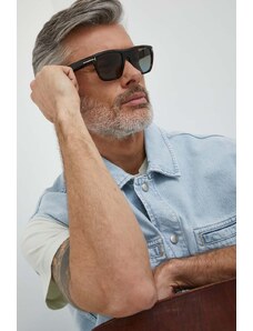 Tom Ford okulary przeciwsłoneczne męskie kolor brązowy FT1077_5552F
