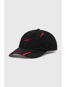 Reebok LTD czapka z daszkiem kolor czarny z aplikacją RMLB007C99FAB0011000