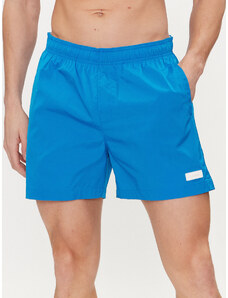 Calvin Klein Swimwear Szorty kąpielowe KM0KM00939 Niebieski Regular Fit