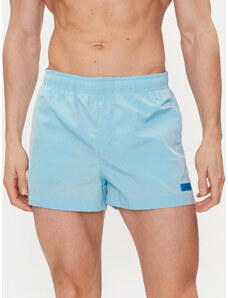 Calvin Klein Swimwear Szorty kąpielowe KM0KM00941 Błękitny Regular Fit