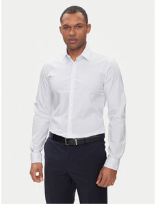 Calvin Klein Koszula Geometric Print K10K112609 Biały Slim Fit